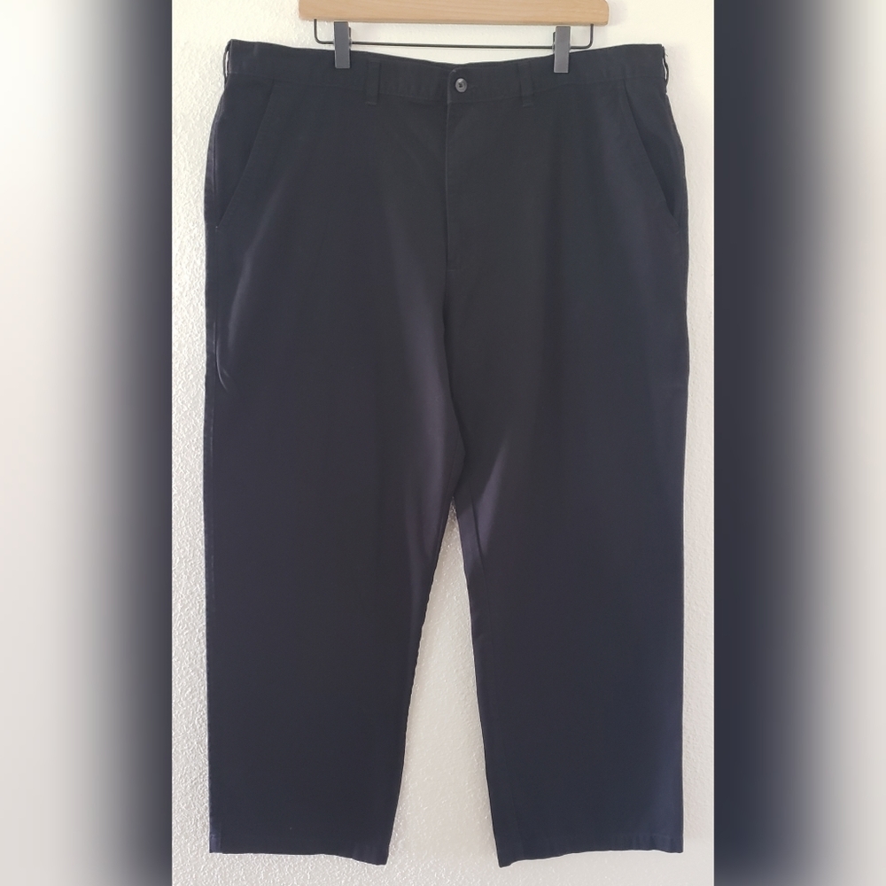 GEORGE Black Work Pants Slacks Chinos Button Closure Pockets Short
